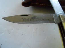 Yellow Delrin Double Lockback Knife, Yellow Jacket-Camillus