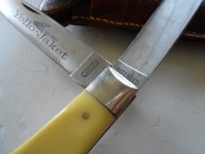 Yellow Delrin Double Lockback Knife, Yellow Jacket-Camillus