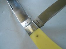Yellow Delrin Double Lockback Knife, Yellow Jacket-Camillus