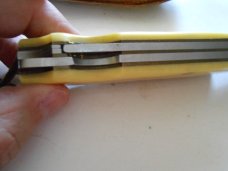 Yellow Delrin Double Lockback Knife, Yellow Jacket-Camillus