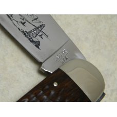 Case XX USA 10 Dot (1980) Laminated Wood 6250 Bradford Bonanza Elephant Toe Knife Case XX USA 10 Dot (1980) Laminated Wood 6250 Bradford Bonanza Elephant Toe Knife
