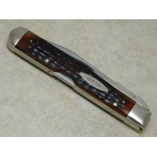 Case XX USA 7 Dot (1973) Pretty Bone 6111 1/2 Swing Guard Cheetah Pattern Lockback Knife Case XX USA 7 Dot (1973) Pretty Bone 6111 1/2 Swing Guard Cheetah Pattern Lockback Knife