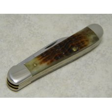 Case XX USA 6 Dot (1984) Pretty Bone 6249 New Grind Copperhead Knife Case XX USA 6 Dot (1984) Pretty Bone 6249 New Grind Copperhead Knife