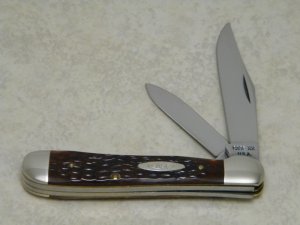 Case XX USA 7 Dot (1973) Pretty Bone 6249 Copperhead Knife