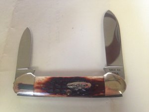 Case XX U.S.A. 62131 6 dot red bone