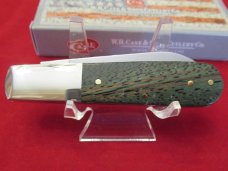 Case XX Green Zebra Wood Barlow Pattern # 71009 SS Case XX Green Zebra Wood Barlow Pattern # 71009 SS