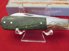 Case XX Green Zebra Wood Barlow Pattern # 71009 SS Case XX Green Zebra Wood Barlow Pattern # 71009 SS