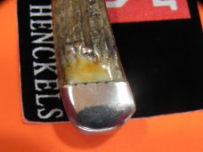 Vintage, NOS, J A Henckels 2 Blade Trapper with Premium Stag Handles & Blade Etc -NOS Vintage, NOS, J A Henckels 2 Blade Trapper with Premium Stag Handles & Blade Etc -NOS