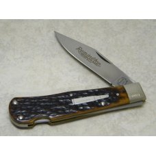 Remington UMC USA 1990 Genuine Bone R1306 Silver Bullet Tracker Lockback Knife in Box