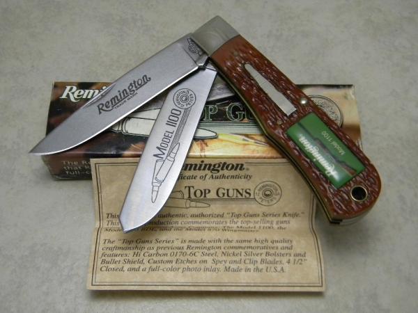 Remington UMC USA Top Guns Series Delrin Model 1100 Bullet Knife - NIB 