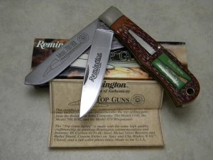 Remington UMC USA Top Guns Series Delrin Model 700 BDL Bullet Knife - NIB 