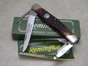Remington USA Delrin R-7 Turkey Hunter Choke Blade Stockman Knife in Box