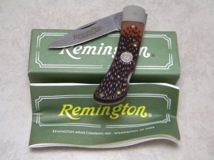Remington USA Delrin R5 Gentleman Lockback Knife NIB