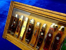 Display Case for Vintage Pocket Knives 1900's Style Old General Store Counter Top Display Stand