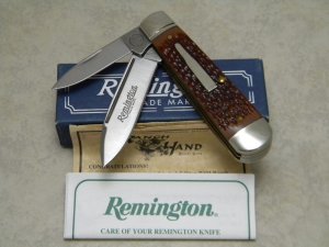Remington USA 1999 Delrin R103 Ranch Hand Bullet Jack Knife in Box 