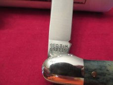 Great Eastern , Tidioute Cutlery Ben Hogan Green Camel Bone Pattern # 651115 Great Eastern , Tidioute Cutlery Ben Hogan Green Camel Bone Pattern # 651115