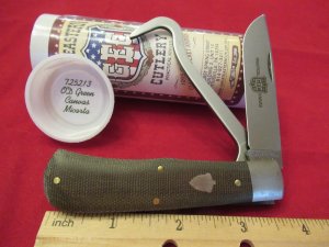 Great Eastern OD Green Canvas Micarata Pattern # 72513 