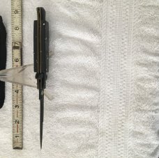 'Milano Italy' style lockpick Switchblade Knife w/ button lock safety - Snaps open quick & strong 'Milano Italy' style lockpick Switchblade Knife w/ button lock safety - Snaps open quick & strong
