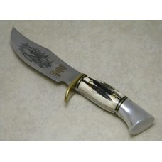 Westmark USA (Western-Coleman) 701 Stag Fixed Blade Camping/Hunting Knife - NIB c.1984