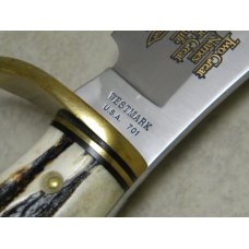 Westmark USA (Western-Coleman) 701 Stag Fixed Blade Camping/Hunting Knife - NIB c.1984