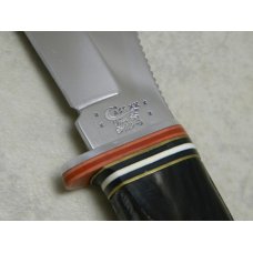 Case XX USA 2016 Buffalo Horn BH23-5 Harley Davidson Hunter Fixed Blade Sheath Knife in Box 