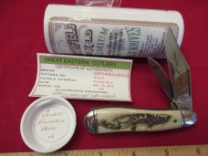 Case XX USA 2002 Dark Amber Bone 6111 1/2L SS Cheetah Knife - NIB Case XX USA 2002 Dark Amber Bone 6111 1/2L SS Cheetah Knife - NIB