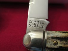 Great Eastern Northfield Burnt Stag Dogleg Jack Pattern # 550113 Great Eastern Northfield Burnt Stag Dogleg Jack Pattern # 550113