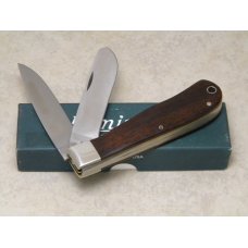 Remington UMC USA 2007 Wood R1128 Jumbo Trapper Knife in Box