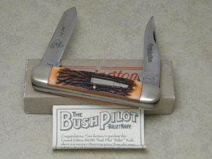Remington Bullet 1993 R4356 Delrin Bush Pilot Knife in Box
