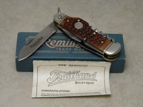 Remington UMC USA 1996 Delrin R3843 Bullet Trailhand Utility Knife in Box Remington UMC USA 1996 Delrin R3843 Bullet Trailhand Utility Knife in Box