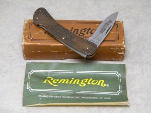Remington UMC USA RC15M Shotgun 175th Anniversary Lockback Knife in Box