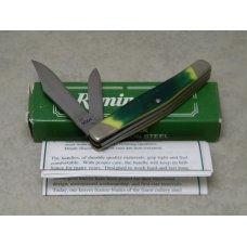 Remington Made in USA 9504 Green Saw Cut Delrin "1995 Sales Meeting" Jack Knife in Box