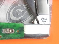 Late 90s Case xx Barlow w/ Green Appaloosa Bone Handles Mdl# 62009 1/2 -Great Snap and NO Wobble Late 90s Case xx Barlow w/ Green Appaloosa Bone Handles Mdl# 62009 1/2 -Great Snap and NO Wobble