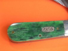 Late 90s Case xx Barlow w/ Green Appaloosa Bone Handles Mdl# 62009 1/2 -Great Snap and NO Wobble Late 90s Case xx Barlow w/ Green Appaloosa Bone Handles Mdl# 62009 1/2 -Great Snap and NO Wobble