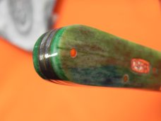 Late 90s Case xx Barlow w/ Green Appaloosa Bone Handles Mdl# 62009 1/2 -Great Snap and NO Wobble Late 90s Case xx Barlow w/ Green Appaloosa Bone Handles Mdl# 62009 1/2 -Great Snap and NO Wobble