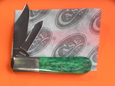 Late 90s Case xx Barlow w/ Green Appaloosa Bone Handles Mdl# 62009 1/2 -Great Snap and NO Wobble Late 90s Case xx Barlow w/ Green Appaloosa Bone Handles Mdl# 62009 1/2 -Great Snap and NO Wobble