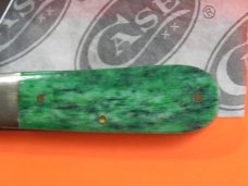 Late 90s Case xx Barlow w/ Green Appaloosa Bone Handles Mdl# 62009 1/2 -Great Snap and NO Wobble Late 90s Case xx Barlow w/ Green Appaloosa Bone Handles Mdl# 62009 1/2 -Great Snap and NO Wobble