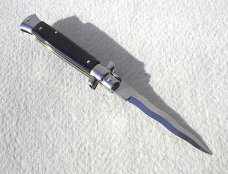 NEW OLD STOCK 9" ITALIAN STILETTO FRANK BELTRAME KNIFE GENUINE DARK HORN KRISS BLADE