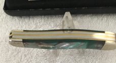 Case XX 9318CS/E Engraved Bolster Series Abalone Corelon scales w/ presentation box & sleeve Case XX 9318CS/E Engraved Bolster Series Abalone Corelon scales w/ presentation box & sleeve