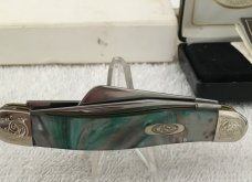 Case XX 9318CS/E Engraved Bolster Series Abalone Corelon scales w/ presentation box & sleeve Case XX 9318CS/E Engraved Bolster Series Abalone Corelon scales w/ presentation box & sleeve