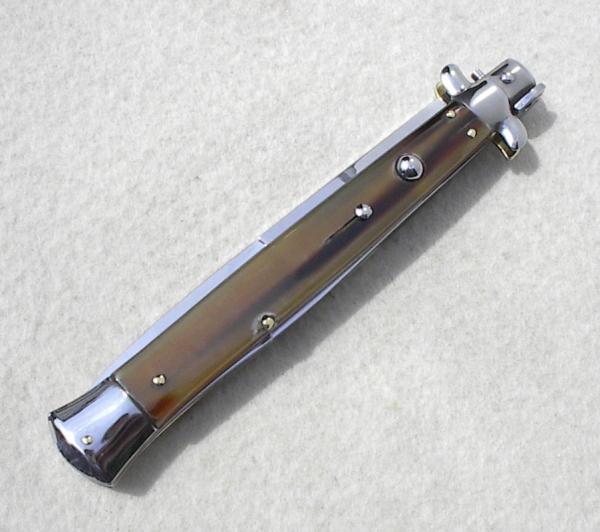 NEW FRANK BELTRAM 13" ITALIAN STILETTO GENUINE BRAZILIAN HORN BAYONET BLADE