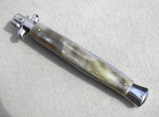 NEW FRANK BELTRAM 13" ITALIAN STILETTO GENUINE BRAZILIAN HORN BAYONET BLADE