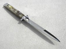 NEW FRANK BELTRAM 13" ITALIAN STILETTO GENUINE BRAZILIAN HORN BAYONET BLADE