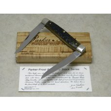 Parker-Frost USA 1978-3 (Schrade USA) Preferred Stock Series Green Bone Muskrat Knife in Box Parker-Frost USA 1978-3 (Schrade USA) Preferred Stock Series Green Bone Muskrat Knife in Box