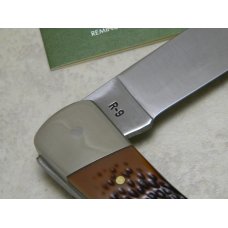 Remington USA Delrin R-9 Lockback Knife & Pouch in Box Remington USA Delrin R-9 Lockback Knife & Pouch in Box