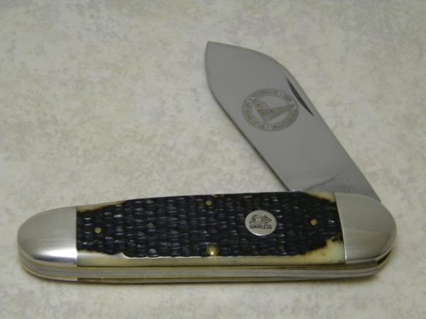 Queen City Bone 2009 "150 Years of Oil Titusville PA" Sunfish Elephant Toe Knife Queen City Bone 2009 "150 Years of Oil Titusville PA" Sunfish Elephant Toe Knife