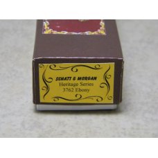 Schatt & Morgan Gowanda NY Heritage Series Ebony No. 3762 Swell Center Stockman Knife in Box c.2012