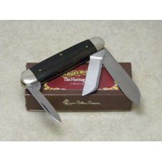 Schatt & Morgan Gowanda NY Heritage Series Ebony No. 3092 Stockman Knife in Box c.2012 Schatt & Morgan Gowanda NY Heritage Series Ebony No. 3092 Stockman Knife in Box c.2012
