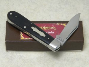Schatt & Morgan Gowanda NY Heritage Series Ebony No. 1213 1/4 Jack Knife in Box c.2011