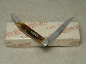 Robeson ShurEdge Rochester NY (by Queen Cut. Co.) Rogers Bone Q622113 Toothpick Knife in Box